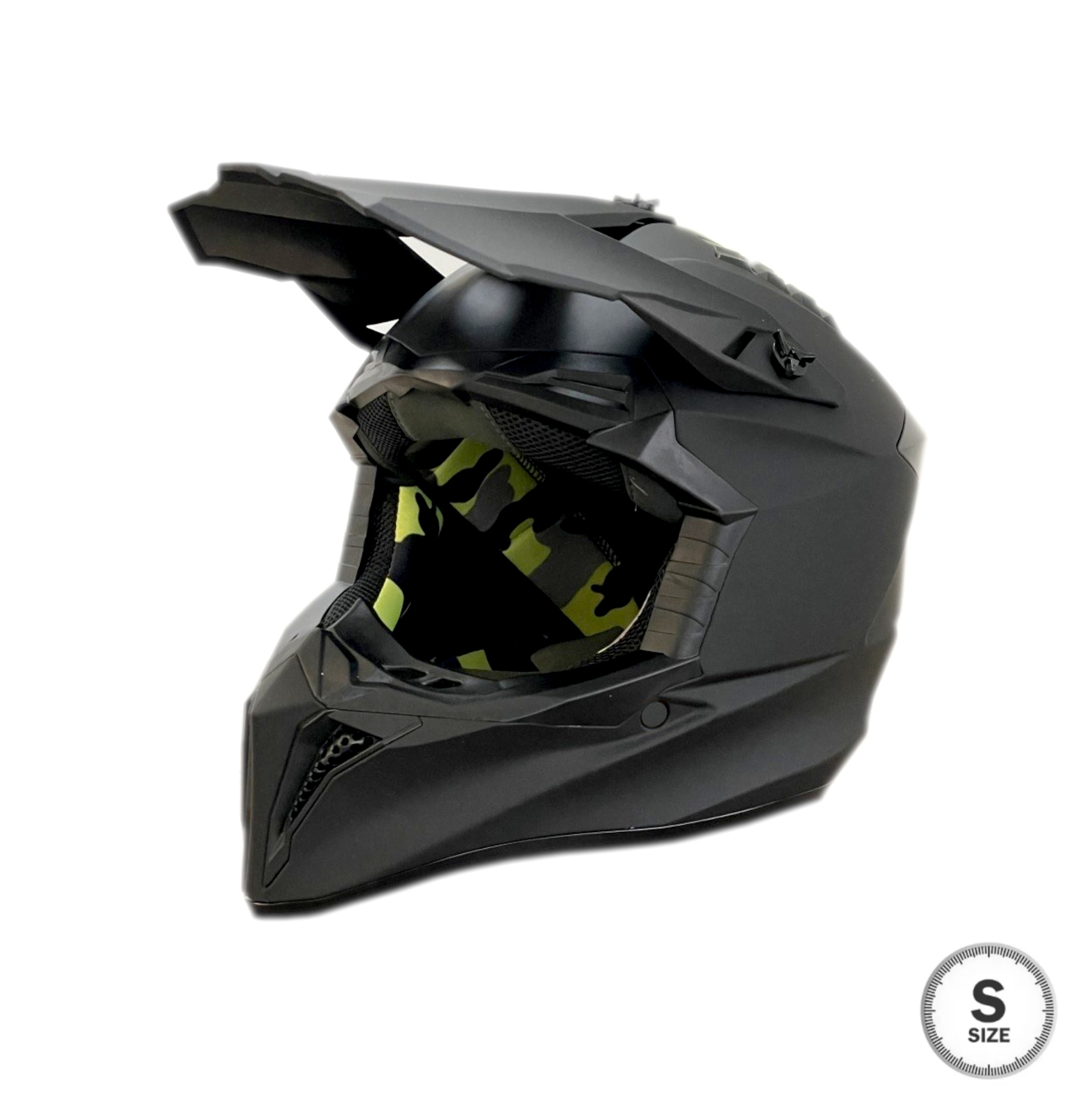 Alte accesorii - Casca pentru copii, pentru motocicleta, ATV, bicicleta - Enduro, Cross - marime S (49-50 cm), Negru mat