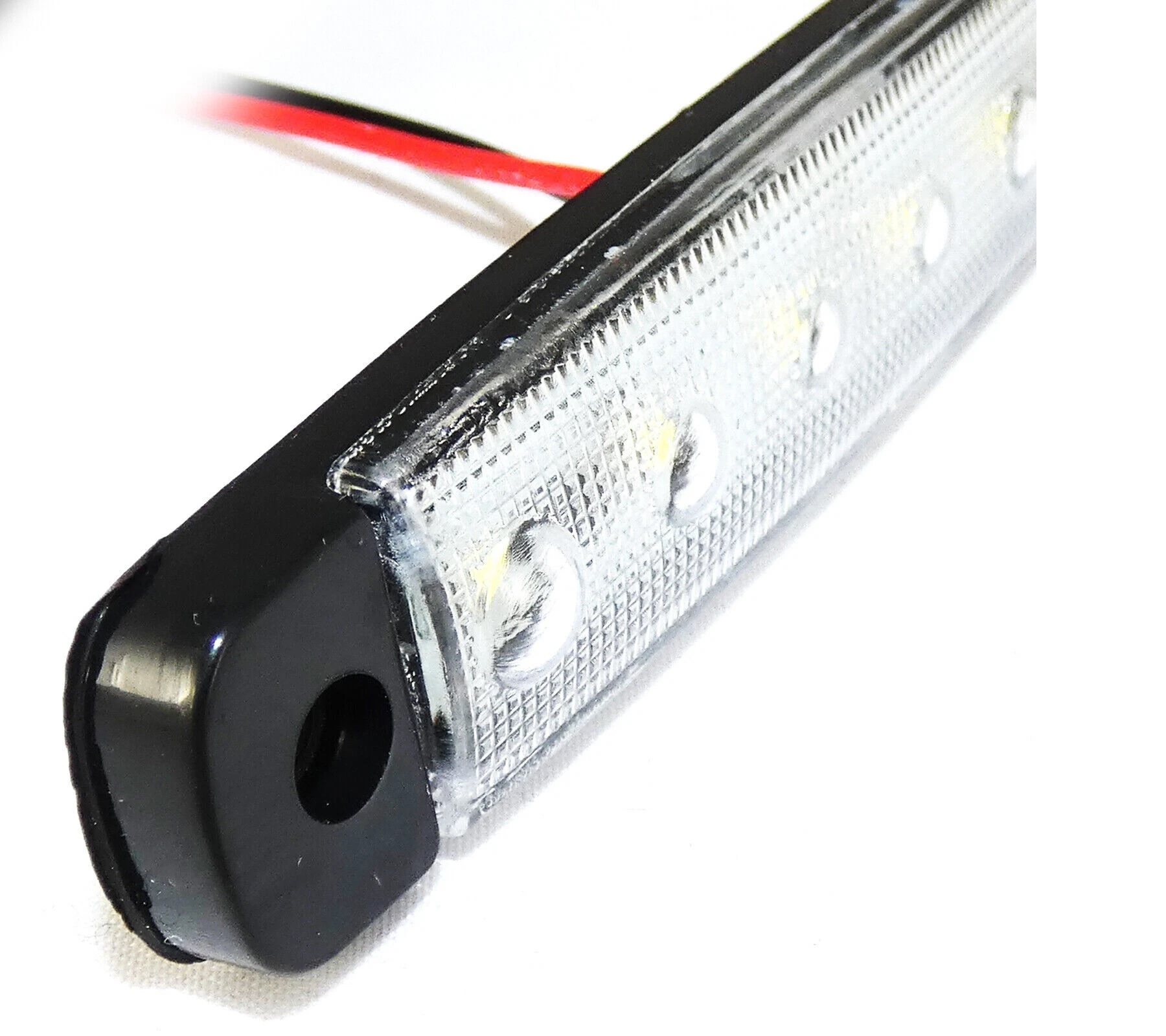 Lampa laterala Gabarit LED 12-24V, alba pentru camion, remorca, TIR, van, rulota etc. [2]