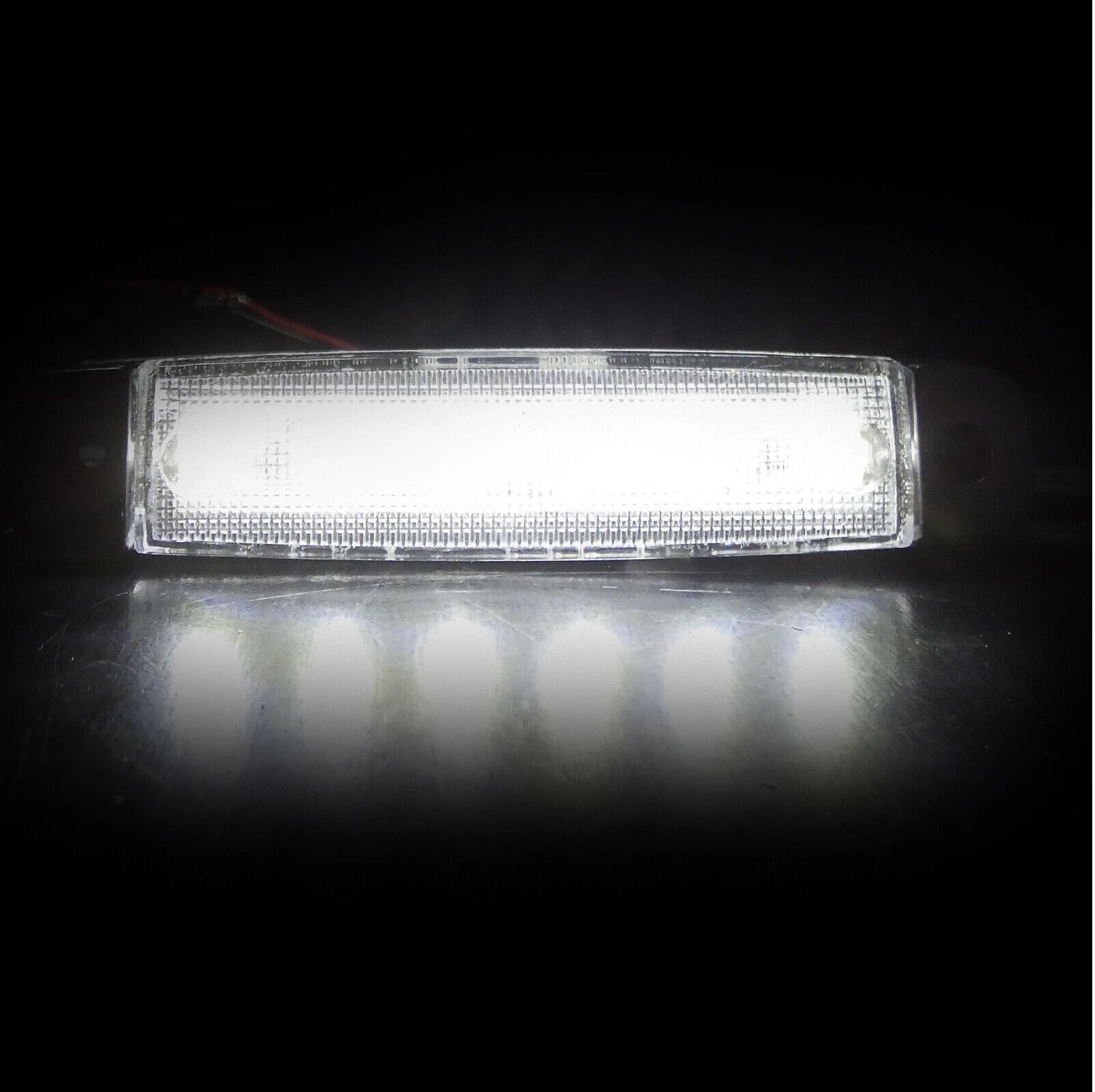 Lampa laterala Gabarit LED 12-24V, alba pentru camion, remorca, TIR, van, rulota etc. [3]