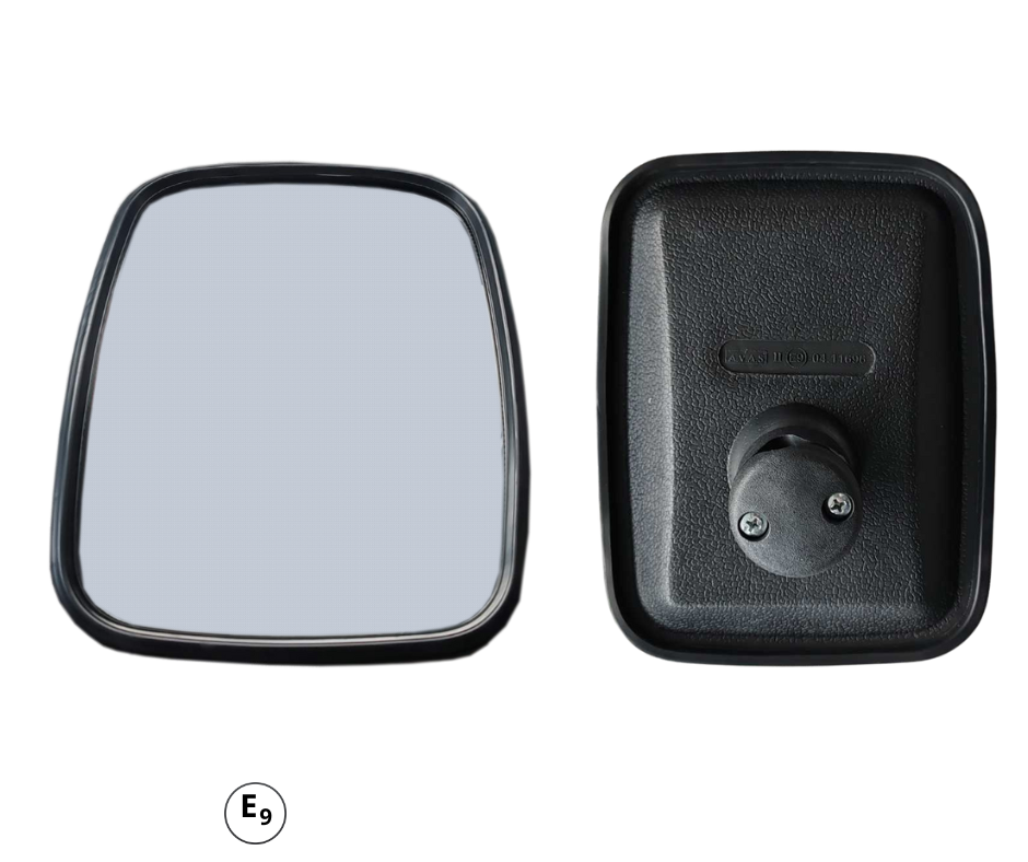 Alte accesorii - Oglinda laterala exterioara universala cu unghi larg 220 mm x 175 mm pentru camioane, autobuze, utilaje de constructii si agricole, excavatoare, rulote etc.