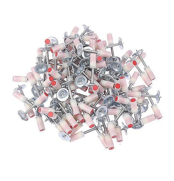 Noutati Real Auto - Set cuie ciuperci 100 bucati pentru pistol autopropulsat - 27 mm, 7.3 mm