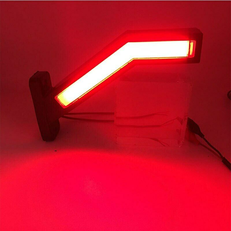 Set Lampi Gabarit, Stanga si Dreapta, LED, Neon Efect, Lumina Dinamica, 3 Functii, 12-24V, 22cm [10]