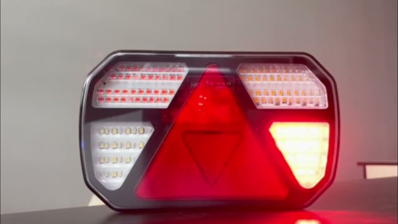 Set Stopuri LED Wireless Magnetice Remorca Rulota Platforma, 12V-24V, 5 Functii, Semnalizare Dinamica, 7 Pini, E-Mark E57, IP65, Valiza