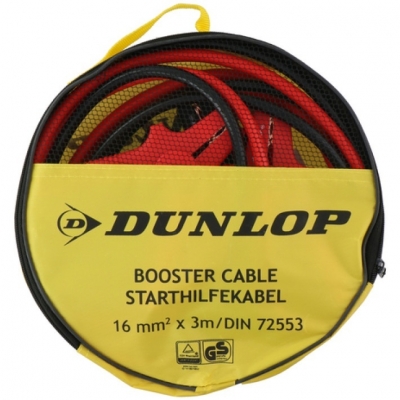 Set cabluri transfer curent pornire auto Dunlop, 220 A, 3 metri