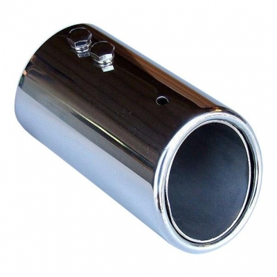 Ornament toba cromat din otel inox universal – Lungime 110 mm