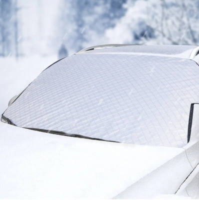 Husa termică pentru parbrizul mașinii împotriva zăpezii și soarelui, dimensiuni 150 x 95 cm