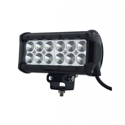 Proiector LED auto offroad 36W 12V-24V, 3500 lumeni, patrat, Spot beam 30°