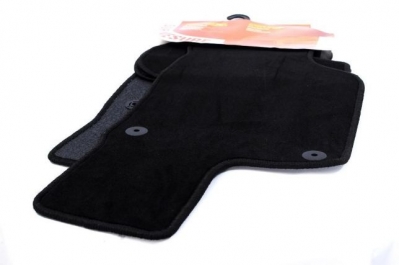 Set covorase auto din mocheta, pentru BMW Seria 3 E46 1998 - 2005 Negru, 4 buc.
