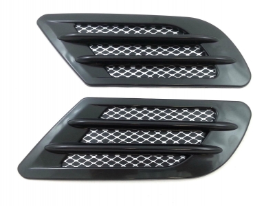 Set de conducte de aer decorative negre pentru capota sau aripa auto