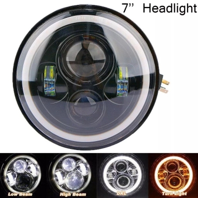 Halogen led universal cu fază scurtă / lunga semnalizator alb-galben 6500 lm pentru ATV SUV motocicletă camion tractor și altele  12V-24V