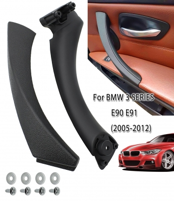 Mâner interior pentru ușă BMW E90 E91 2005-2012, dreapta, negru