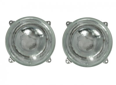 Set 2 Faruri Halogen pentru Tractor, Excavator, Buldozer, 13,8 cm, Compatibile cu Massey Ferguson, David Brown, Ford New Holland, Landini