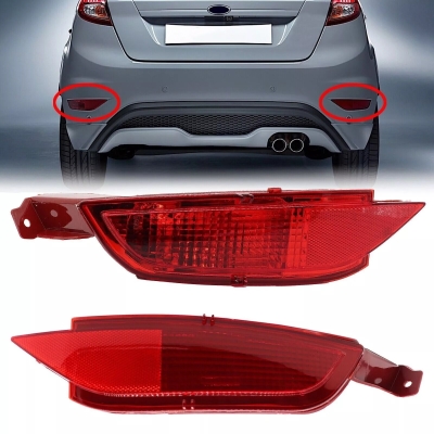 Set Reflector stânga+dreapta  cu bec pentru bara de protecție spate pentru FORD Fiesta Mk7, C Max, Grand C Max