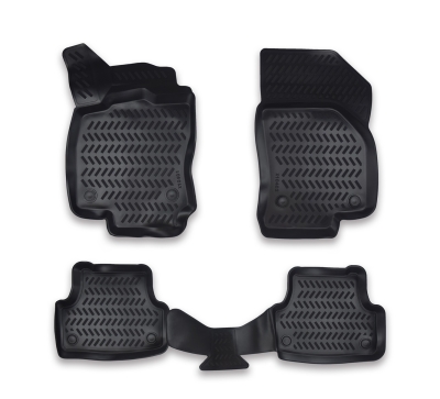 Set covorase auto din cauciuc tip tavita 3D X-SERIES pentru VOLKSWAGEN VW TIGUAN 2 2016-2023