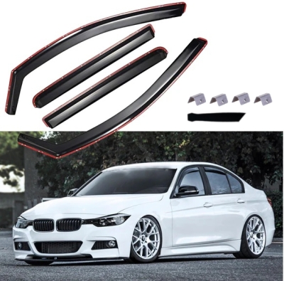 Set de 4 Paravanturi auto de vânt pentru geamuri față și spate, pentru BMW 3 SERIES F30 SEDAN 2012-2018