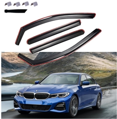 Set de 4 Paravanturi auto de vânt pentru geamuri față și spate, pentru BMW 3 SERIES G20 SEDAN 2019+