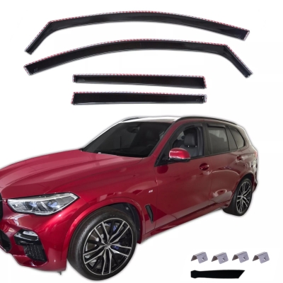 Set de 4 Paravanturi auto de vânt pentru geamuri față și spate, pentru BMW X5 G05 2020+