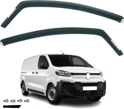 Set de 2 Paravanturi auto de vânt pentru geamuri față, pentru CITROEN, PEUGEOT, TOYOTA, OPEL, FIAT