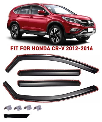 Set de 4 Paravanturi auto de vânt pentru geamuri față și spate, pentru HONDA CRV 2011-2016