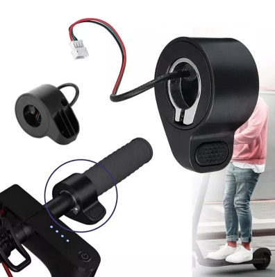 Maneta acceleratie trotineta electrica, Compatibil cu Xiaomi M365/Pro, 65x45x28mm - Negru