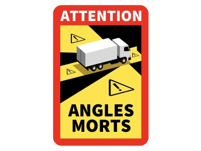 Autocolant Angles Morts, Carmotion, 25 x 17 cm, Anti UV