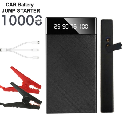 Starter Auto Multifunctional 1000A, Redresor Auto, Jump Starter Booster Portabil, 10000mah De 12V, Robot De Pornire Auto - Negru