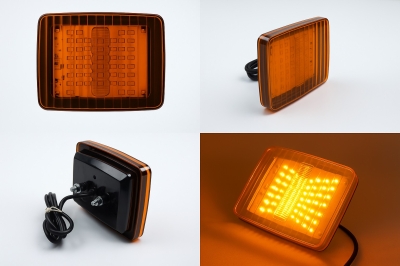 LED LAMPA Semnalizare – Gabarit cu 70 de LED-uri 12-24V, Galben