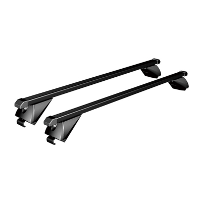 Bare transversale universale cu incuietori, pentru plafon cu sine longitudinale tip Flush Rails, 120 cm, 90 kg, Negru