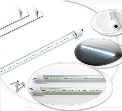 Lampa LED 12V cu Buton ON/OFF – 1.5W, 24 LED-uri, 32cm, Albe