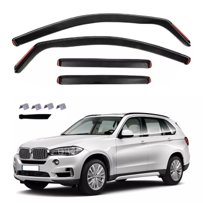 Set de 4 Paravanturi auto de vant pentru geamuri fata si spate pentru BMW X5 F15 2013–2018