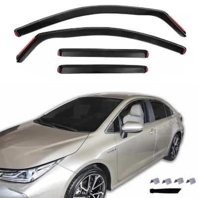 Set de 4 Paravanturi auto de vant pentru geamuri fata si spate pentru Toyota Corolla 12-Gen SEDAN 2018+
