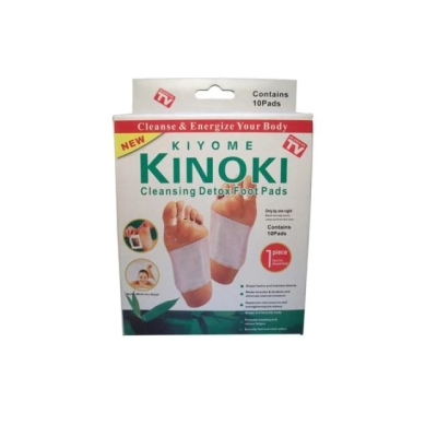 Set 10 plasturi detoxifianți pentru talpi KINOKI cu acid de bambus