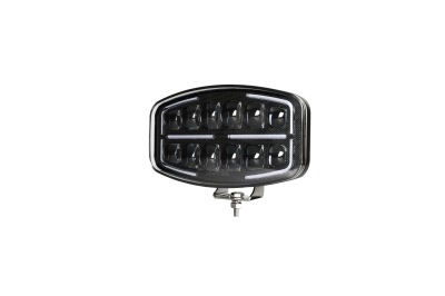 Far LED cu funcție DRL, lumină albă/galbenă – 12-24V, pentru jeep, camion, utilaje agricole și altele