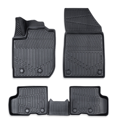 Set covorase auto din cauciuc tip tavita 3D Erpassan pentru DACIA DUSTER II 2022-2023