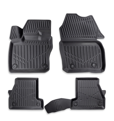 Set covorase auto din cauciuc tip tavita 3D Erpassan pentru FORD FOCUS III Facelift 2014-2018