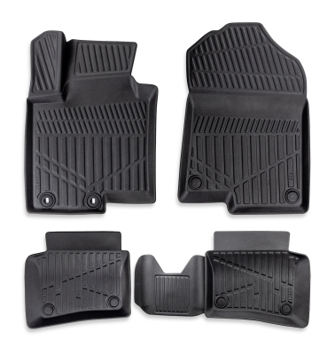 Set covorase auto din cauciuc tip tavita 3D Erpassan pentru HYUNDAI i20 II 2014-2020