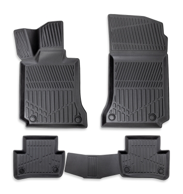 Set covorase auto din cauciuc tip tavita 3D Erpassan pentru MERCEDES C-class (W204) 2007-2014