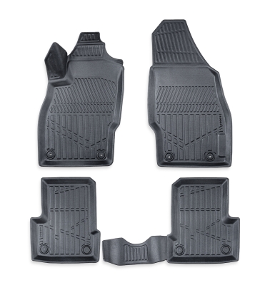 Set covorase auto din cauciuc tip tavita 3D Erpassan pentru OPEL CORSA D 2006-2014