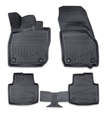 Set covorase auto din cauciuc tip tavita 3D Erpassan pentru SKODA SUPERB IV 2024+