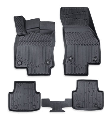 Set covorase auto din cauciuc tip tavita 3D Erpassan pentru SKODA OCTAVIA IV 2017-2023