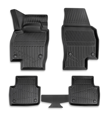 Set covorase auto din cauciuc tip tavita 3D Erpassan pentru SKODA KAMIQ 2018+