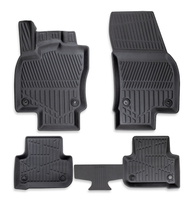 Set covorase auto din cauciuc tip tavita 3D Erpassan pentru VW TIGUAN II 2016-2023