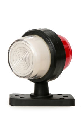 Lampa laterala Gabarit LED 12V-24V, rosu-alb cu efect neon – IP66/IP68