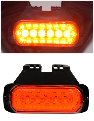 Lampa Semnalizare / Gabarit LED 12V-24V, portocalie cu 2 functii – IP66/IP68