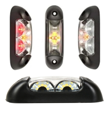 Lampa laterala gabarit / semnalizare 12V/24V – carcasa transparenta