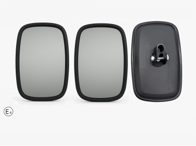 Set Oglinzi Laterale Exterioare Universale 258x167 mm pentru camioane, autobuze, utilaje de construcții și agricole, excavatoare, autorulote, stivuitoare etc.