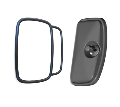 Set oglinzi laterale exterioare universale cu unghi larg 24x15 cm pentru camioane, autobuze, utilaje de construcții și agricole, excavatoare, rulote, stivuitoare etc.