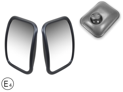 Set 2 oglinzi retrovizoare exterioare universale laterale cu unghi larg 22 x 17 cm – Aprobare E4
