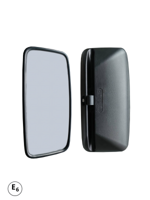 Oglinda universala retrovizoare pentru camioane, autobuze, masini de constructii si agricole, excavatoare, rulote etc., 425mm x 207mm