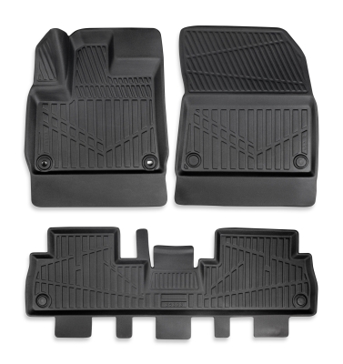 Set covorase auto din cauciuc tip tavita 3D Erpassan pentru PEUGEOT RIFTER 2019